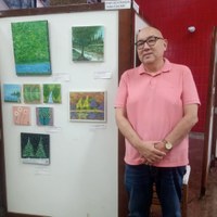 Hugo César e suas pinturas