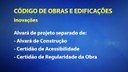 Câmara recebe o novo Código de Obras e Edificações