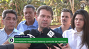 Integrantes da CEI da Limpa Gyn vistoriam aterro sanitário de Goiânia
