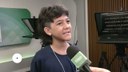 Jovens vereadores visitam o estúdio da TV Câmara