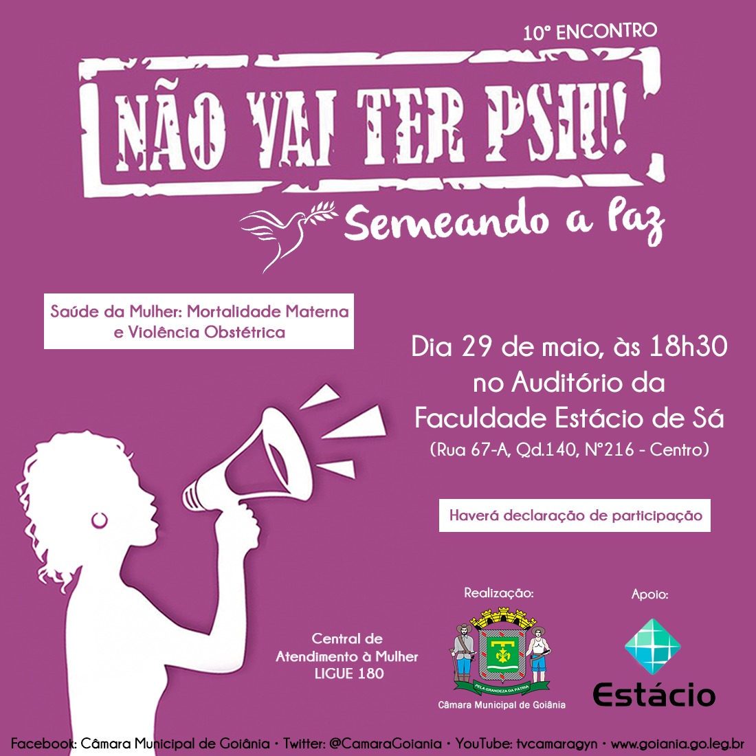 10° Encontro em Defesa e Valorização da Mulher vai debater a mortalidade materna e a violência obstétrica