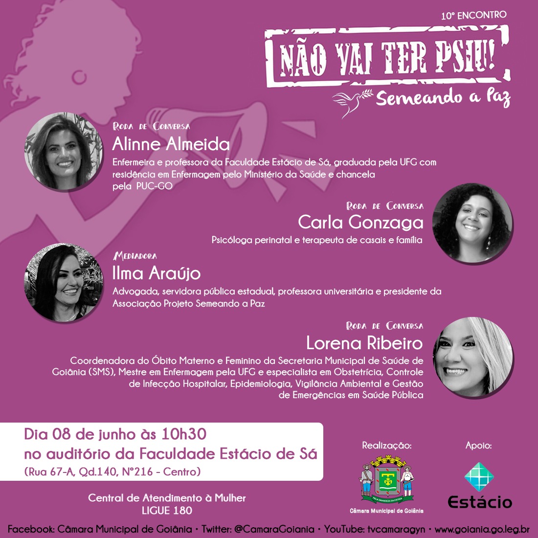 10° Encontro em Defesa e Valorização da Mulher vai debater nesta sexta-feira a mortalidade materna e a violência obstétrica