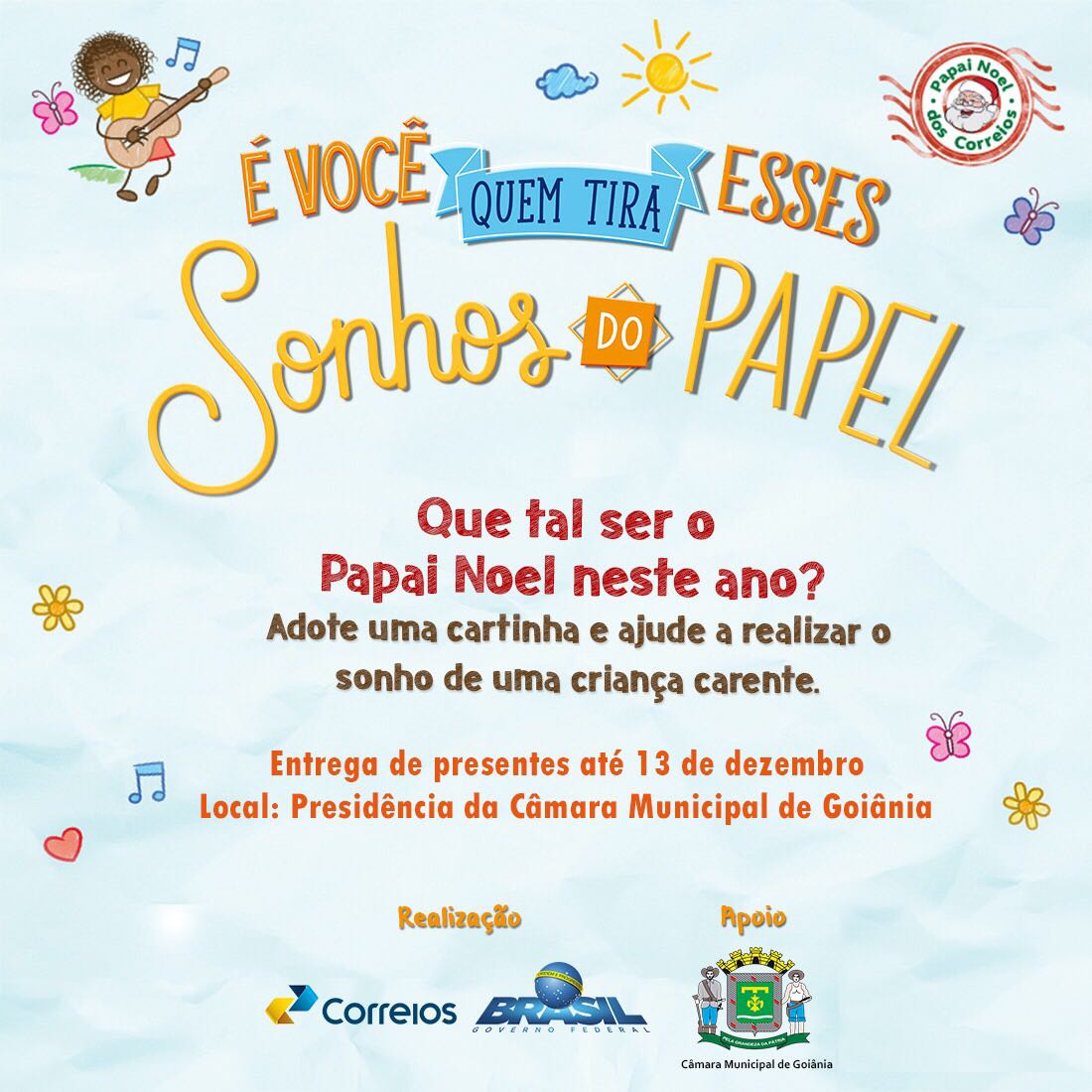 Ação social: Câmara firma parceria inédita com os Correios 
