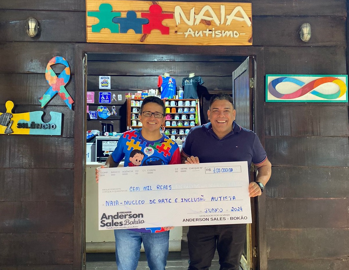 Anderson Sales destina R$ 100 mil para Núcleo de Arte e Inclusão do Autista