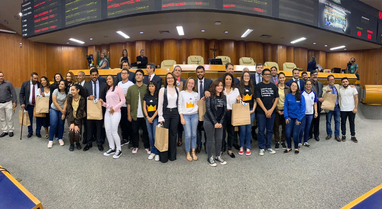 Câmara de Goiânia recebe jovens vereadores do Programa Politizar UFG