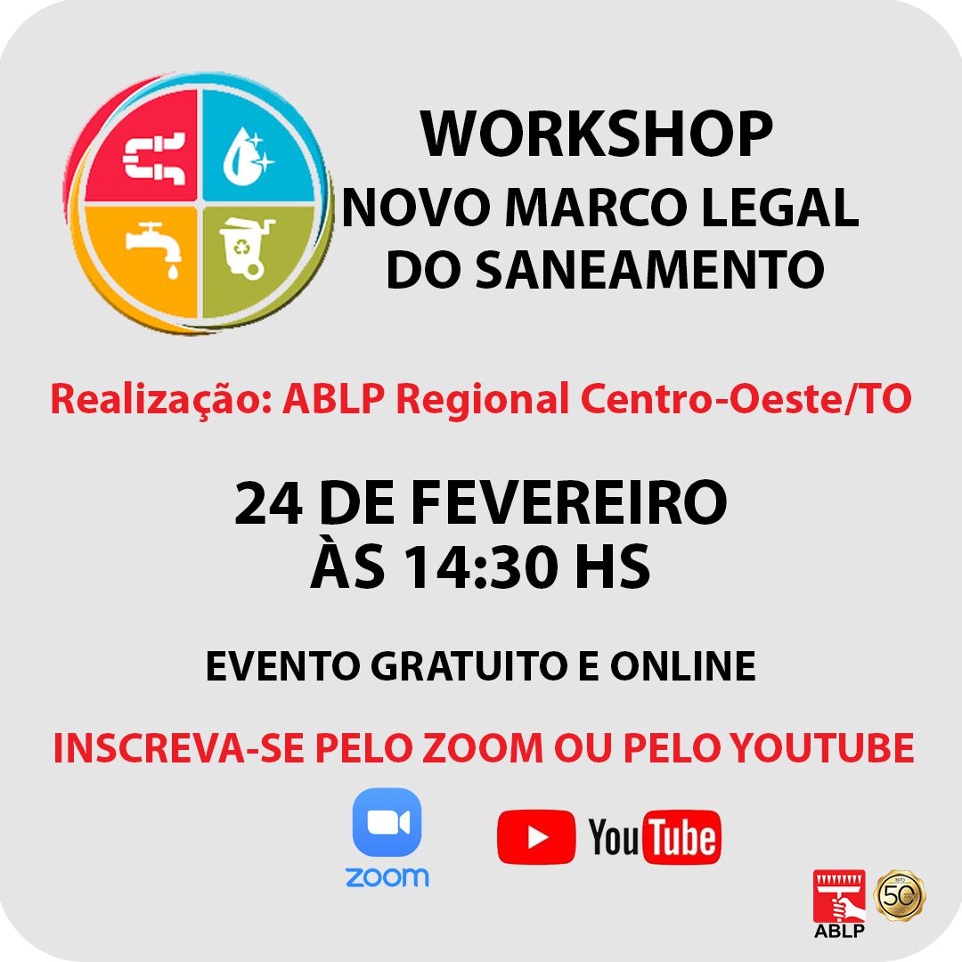 Câmara Municipal de Goiânia participa de workshop sobre novo Marco Regulatório do Saneamento nesta quarta