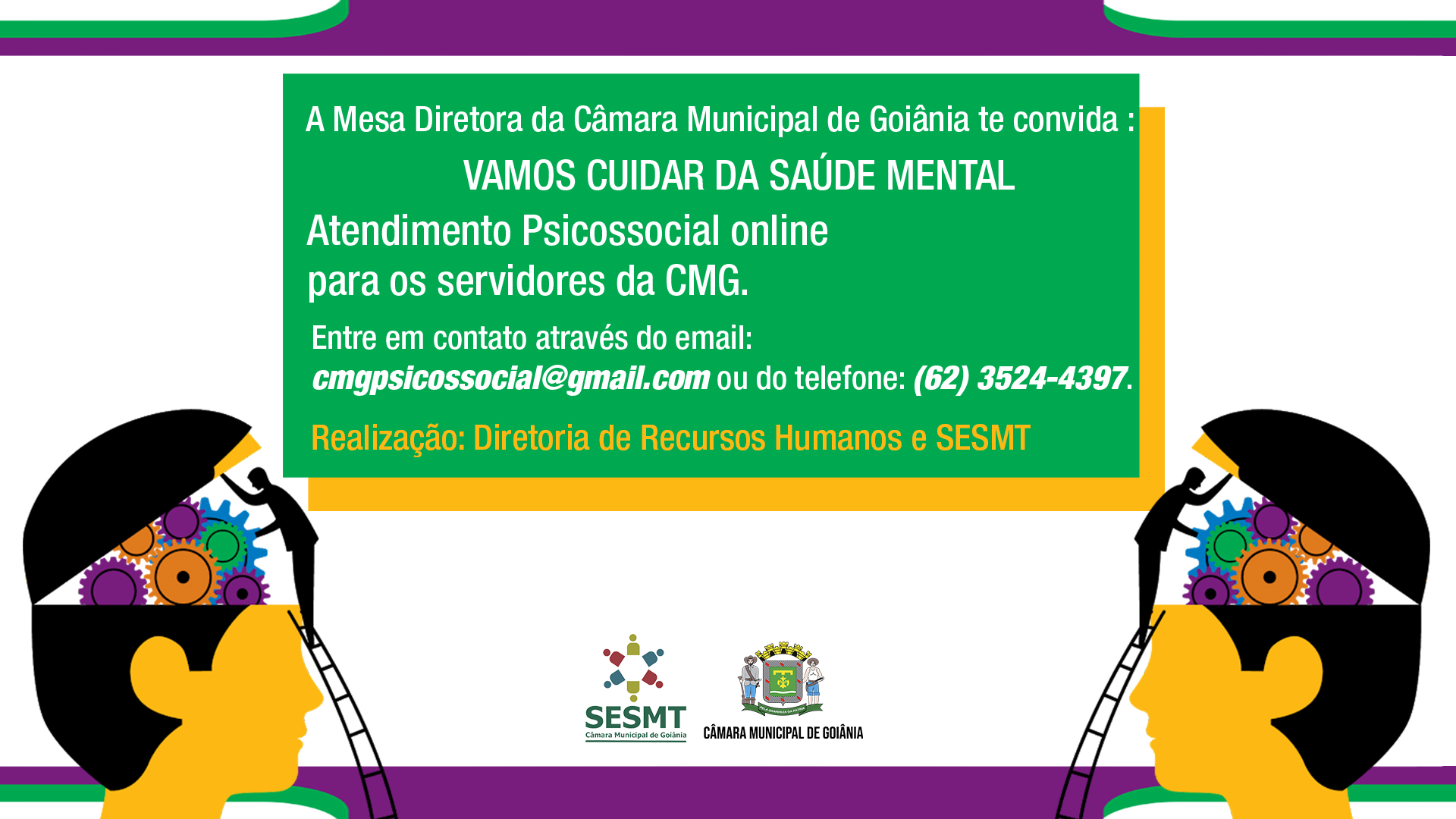 Câmara realiza atendimento psicossocial on line para servidores