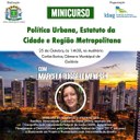 Câmara realiza minicurso sobre Política Urbana com a professora Marcela Ruggeri