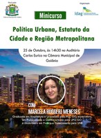 Câmara realiza minicurso sobre Política Urbana, Estatuto da Cidade e Região Metropolitana 