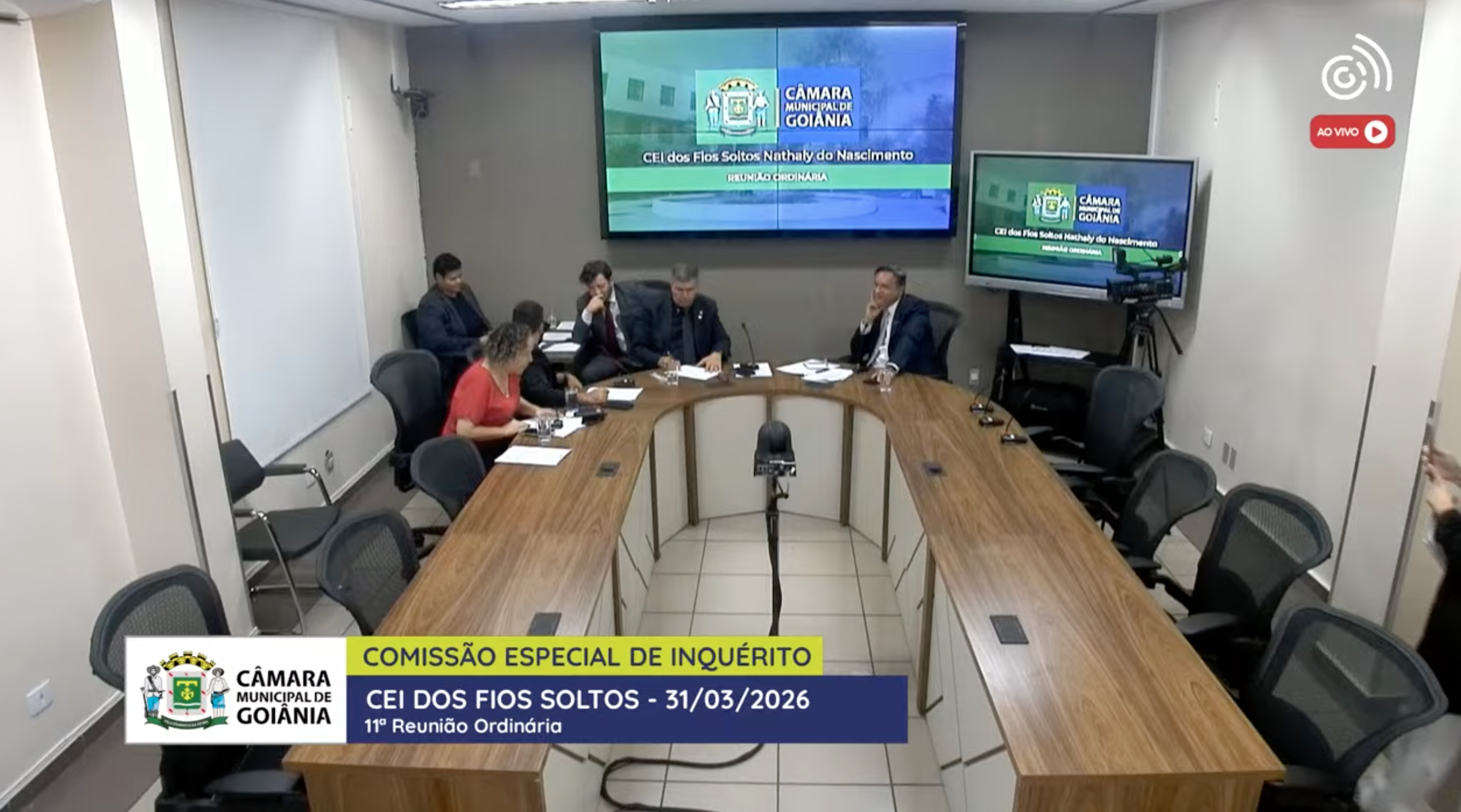CEI dos Fios Soltos ouve presidente da Equatorial e cobra medidas contra cabeamento irregular em Goiânia