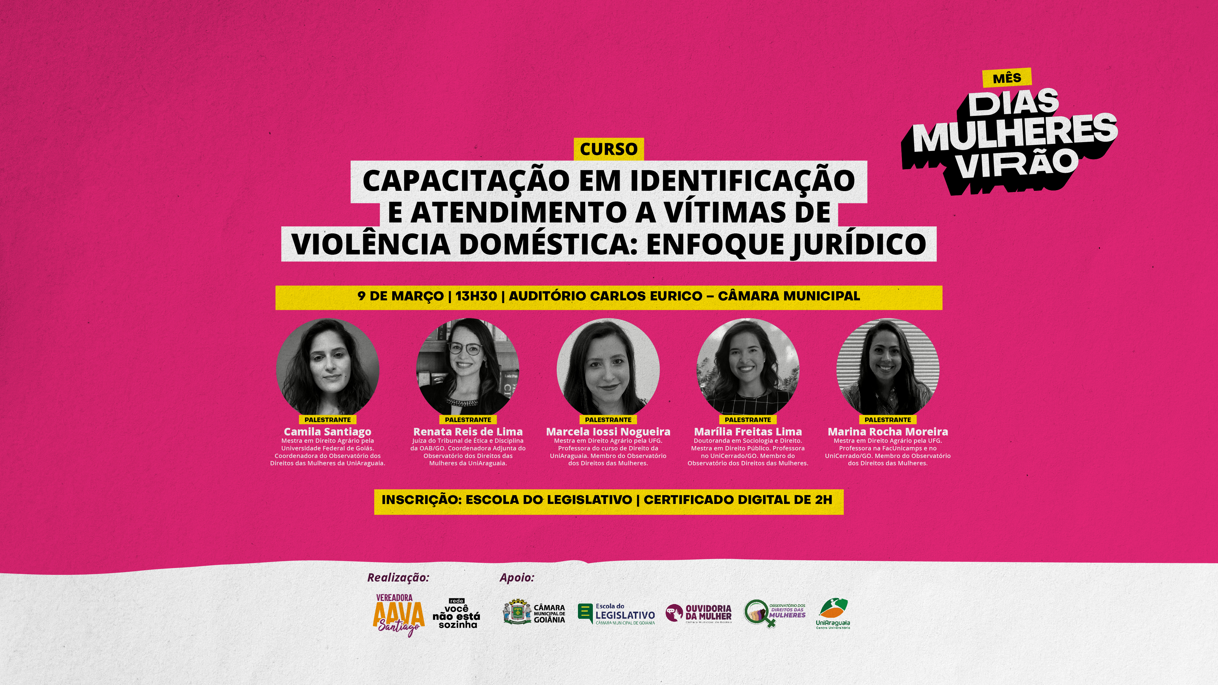 Combate à violência doméstica e apoio às vítimas serão tema de curso oferecido pela Escola do Legislativo Municipal