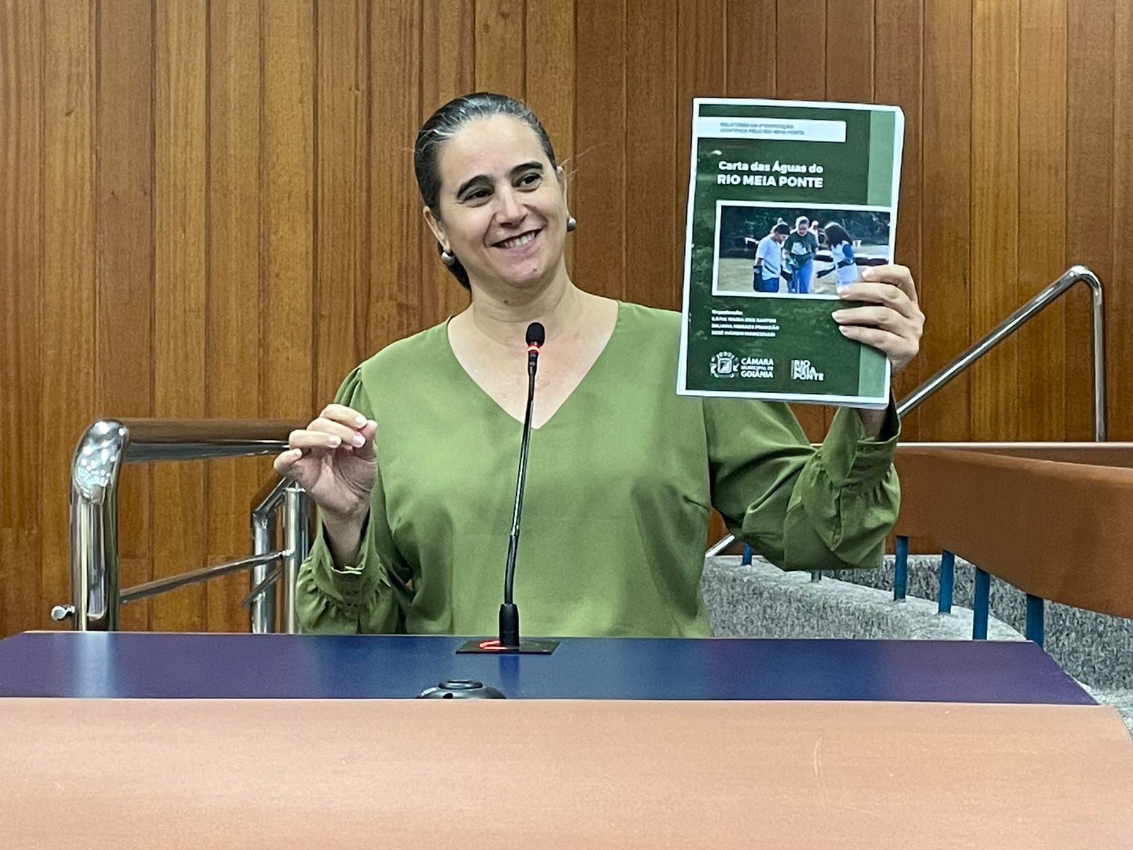 Em Sessão Especial, vereadora Kátia Maria (PT) apresenta relatório sobre 2ª Expedição Rio Meia Ponte