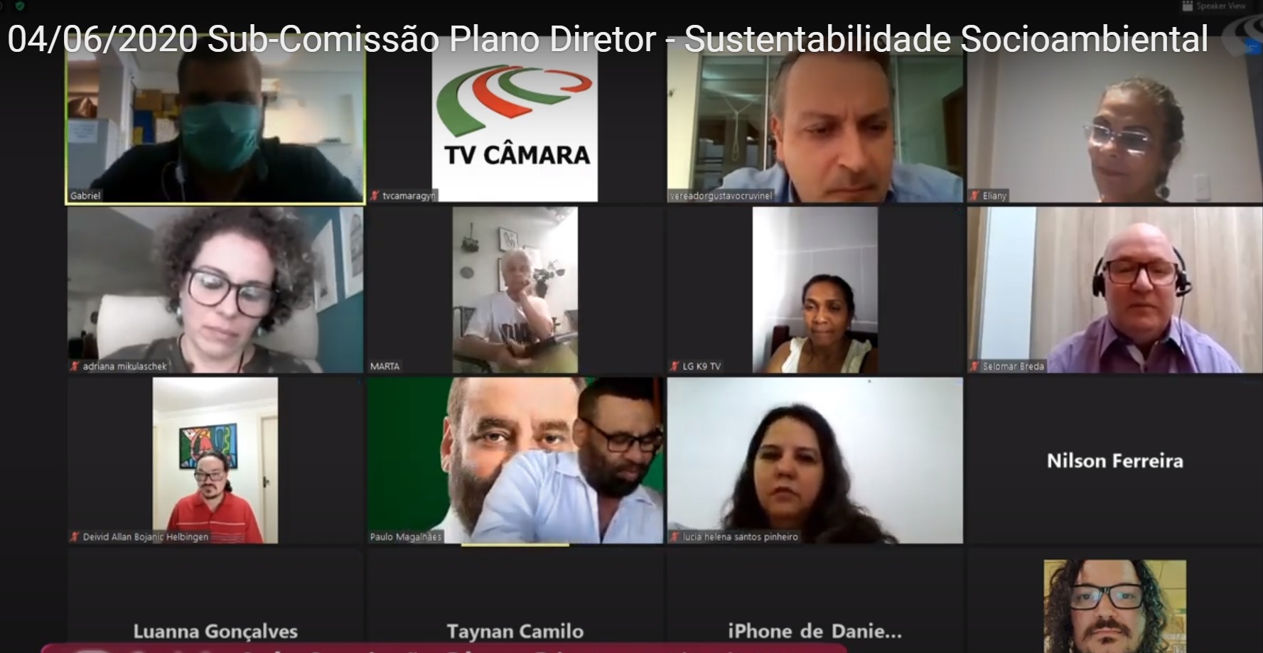 Entidades participam de reunião da subcomissão socioambiental