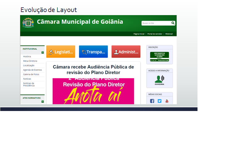 Novo portal da Câmara amplia diálogo com a sociedade e reforça a transparência do legislativo 