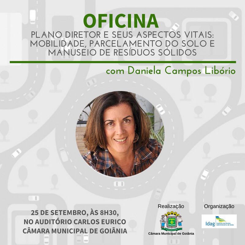 Presidente da Câmara convida toda a comunidade para oficina sobre o Plano Diretor