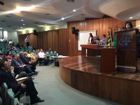 Presidente da Câmara participa da abertura da  8ª Semana da Justiça Pela Paz em Casa