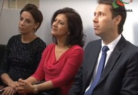 Presidente da Câmara participa da inauguração da primeira Central de Libras de Goiânia