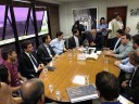 Presidente da Câmara participa de reunião com o ministro das Cidades no Paço Municipal 