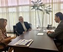 Presidente da Câmara recebe a defensora pública-geral do Estado de Goiás