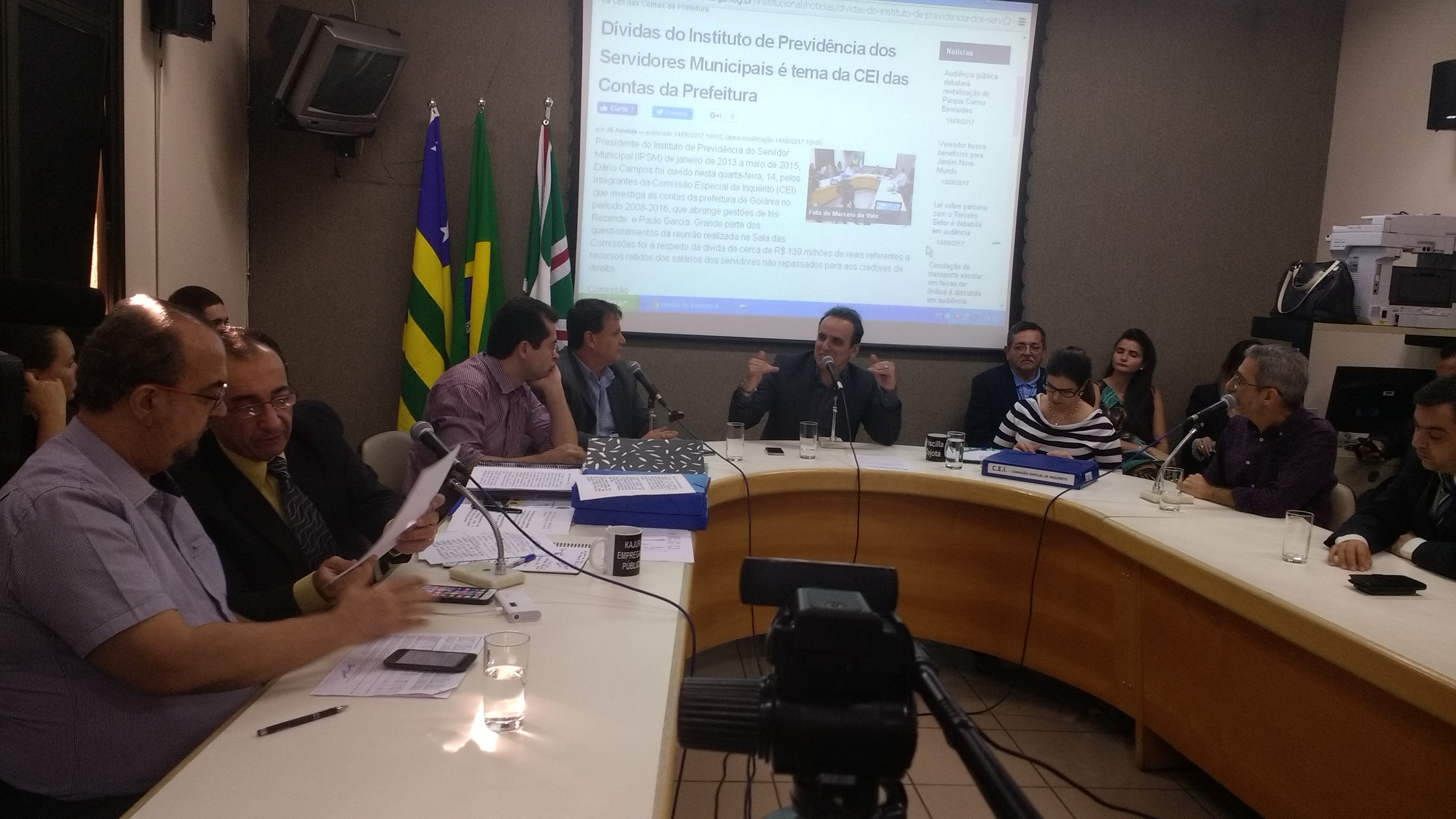 Presidente do Instituto de Previdência Municipal confirma dívida de mais de dois bilhões em depoimento na CEI das Contas da Prefeitura