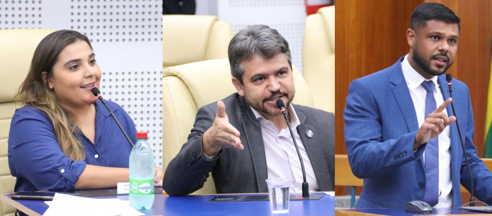 Sabrina Garcez, Romário Policarpo e Henrique Alves apresentam projeto para revogação de transferência de atribuições da Seplanh