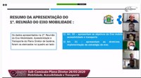 Subcomissão de mobilidade discute EIT e sistema de calçadas