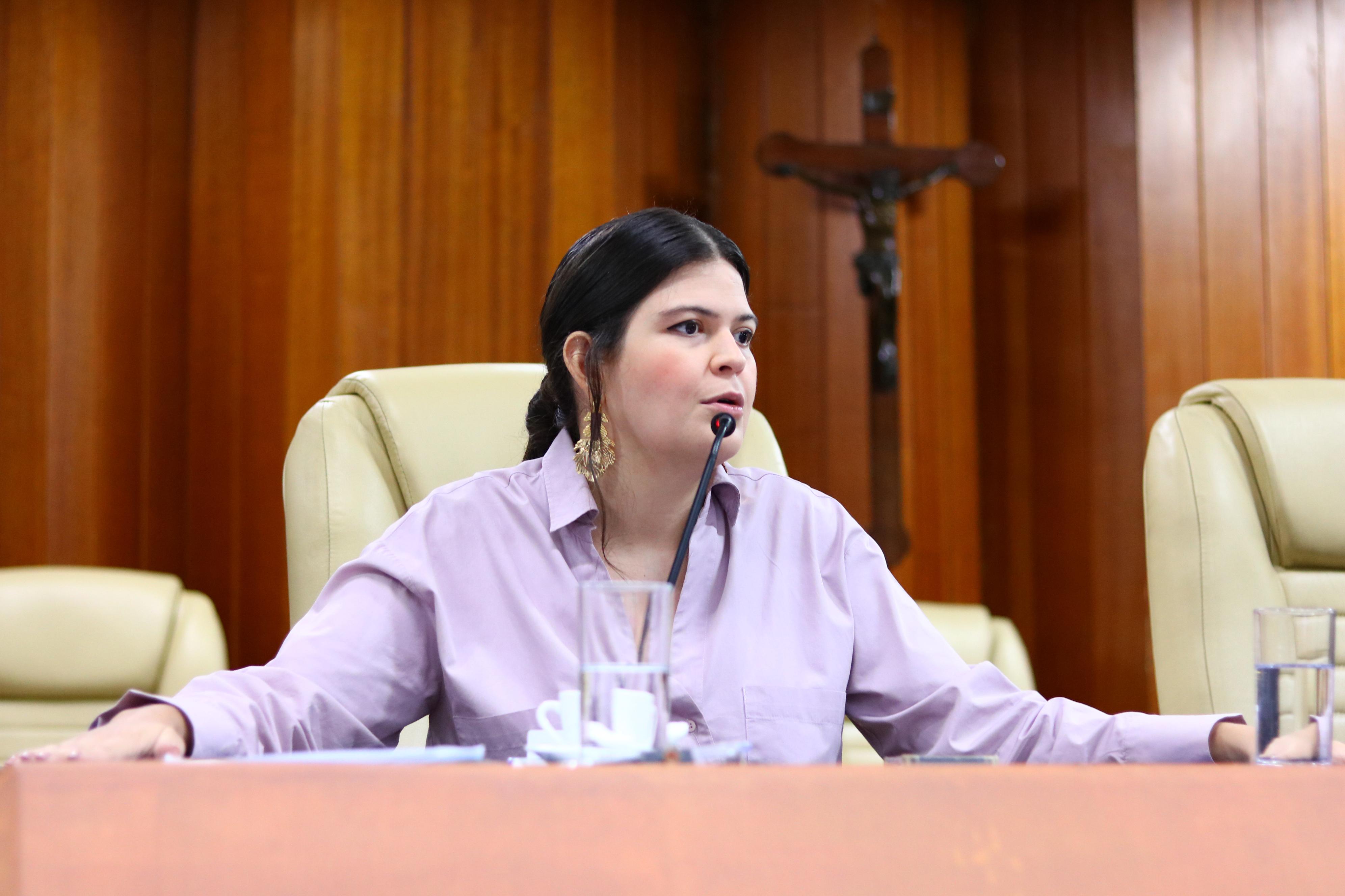 Aava Santiago protocola pedido cautelar no TCM-GO contra fechamento de Cmei em Goiânia