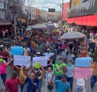 Ambulantes da Rua 44 intensificam protestos e cobram diálogo com a Prefeitura