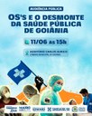 Audiência debate gestão da saúde pública por organizações sociais