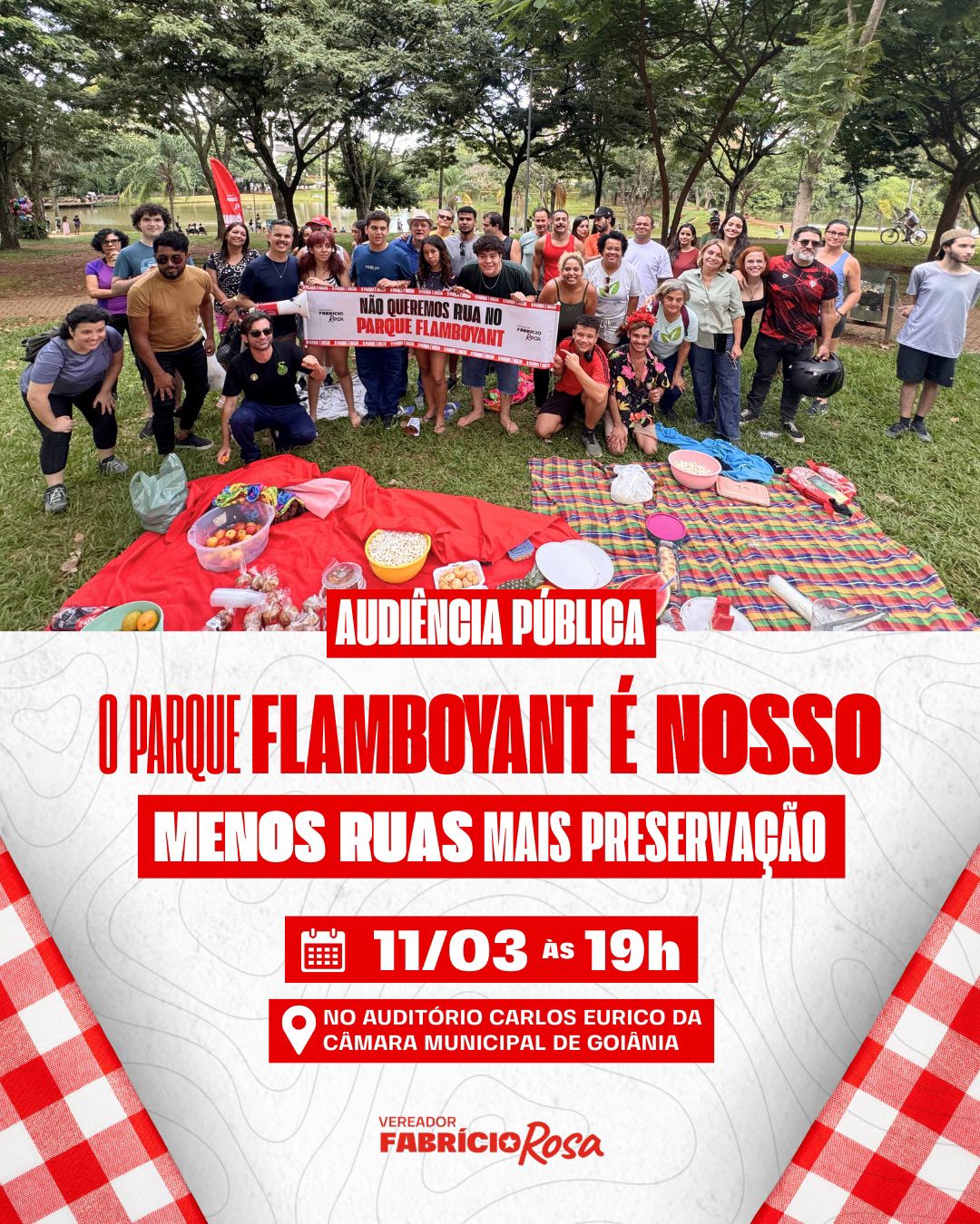 Audiência pública nesta quarta-feira (11) debate futuro do Parque Flamboyant