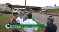 Comissão de Obras da Câmara vistoria pontos críticos de alagamento e cobra providências da Prefeitura