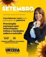 Coronel Urzêda promove palestra sobre prevenção ao suicídio