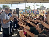 Gabinete Itinerante de Tião Peixoto reúne cerca de 4 mil pessoas no Setor São José