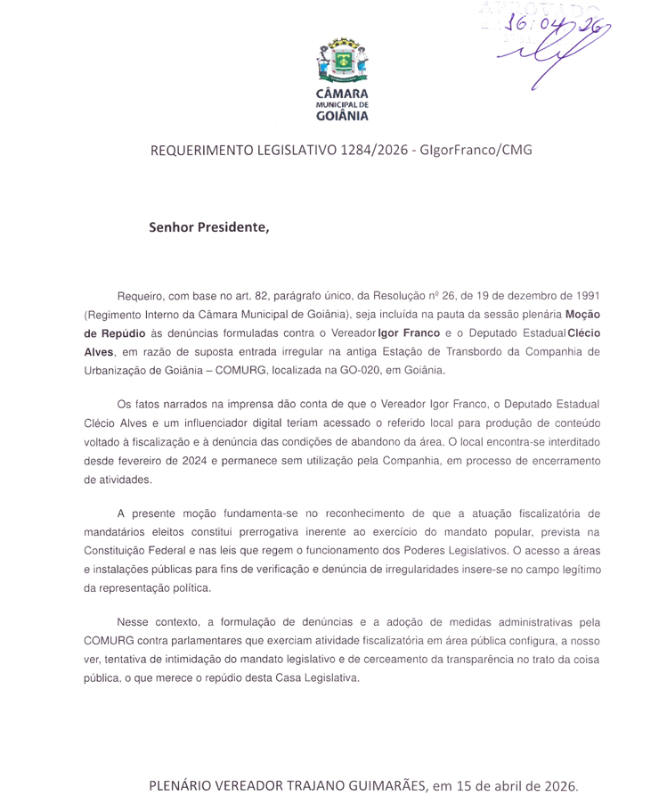 Câmara aprova Moção de Repúdio contra direção da Comurg