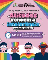 Mandato do vereador Fabrício Rosa lança campanha “Atitudes Vencem a Intolerância” para a 30ª Parada do Orgulho LGBT de Goiânia