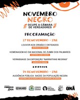 Mandato de Fabrício Rosa promove Novembro Negro, em comemoração ao Dia da Consciência Negra