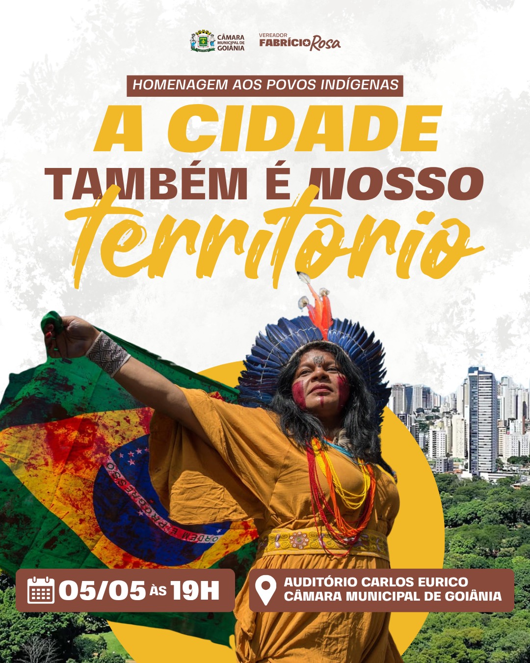 Por criação de política municipal, Fabrício Rosa promove homenagem aos povos indígenas nesta terça-feira (5)