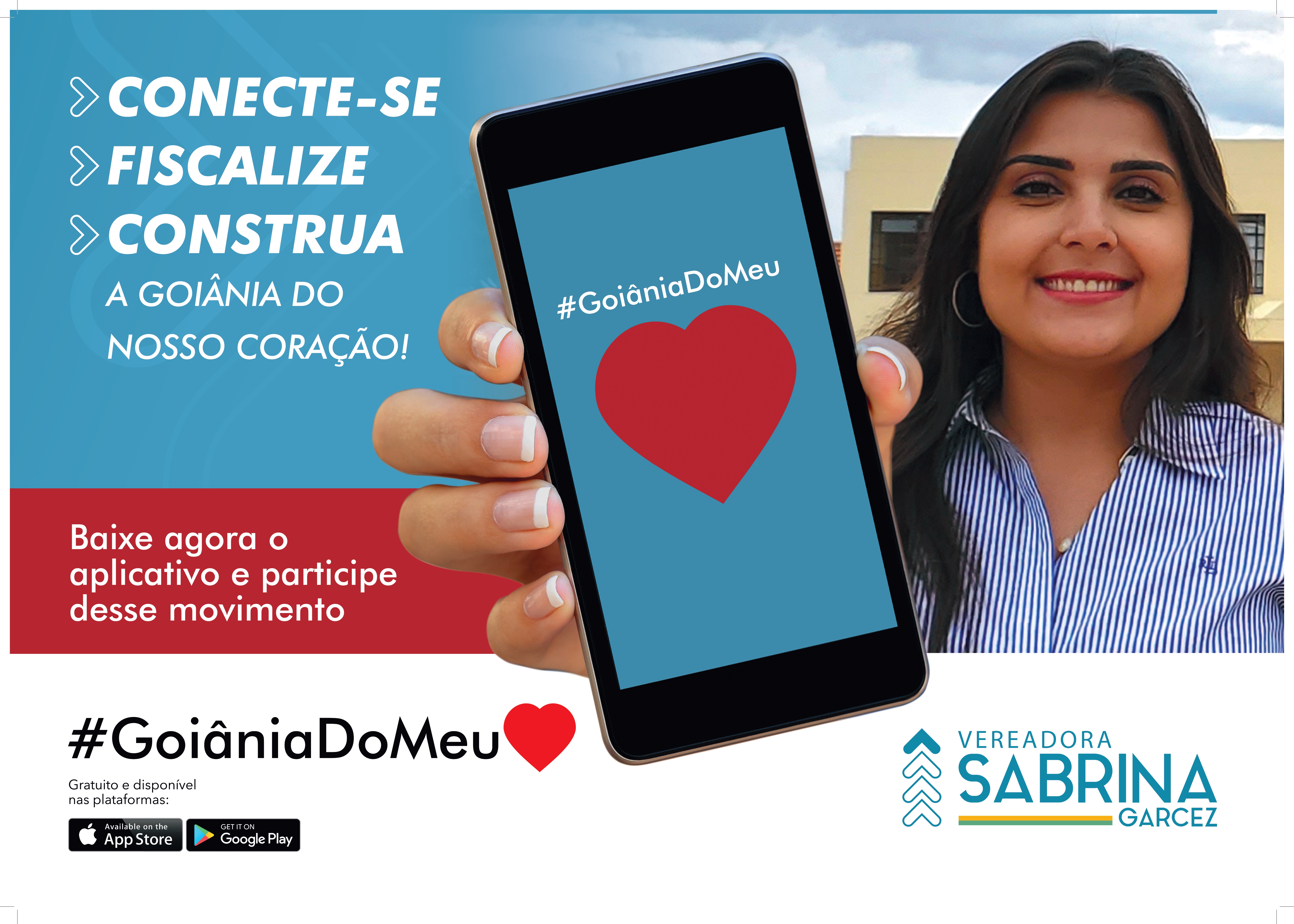 Aplicativo permite acompanhar votações de projetos de Sabrina Garcêz na Câmara e relatar problemas