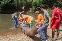 Expedição retira mais de 92 toneladas de lixo do Rio Meia Ponte
