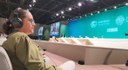 Na COP 28, vereadora Kátia participa de debate sobre papel das cidades em discussões climáticas