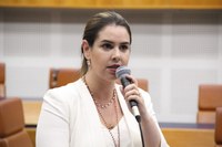 Priscilla Tejota comunica ausência das sessões e pede corte de subsídio