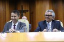Ronaldo Caiado visita Câmara e fala sobre fortalecimento do Legislativo