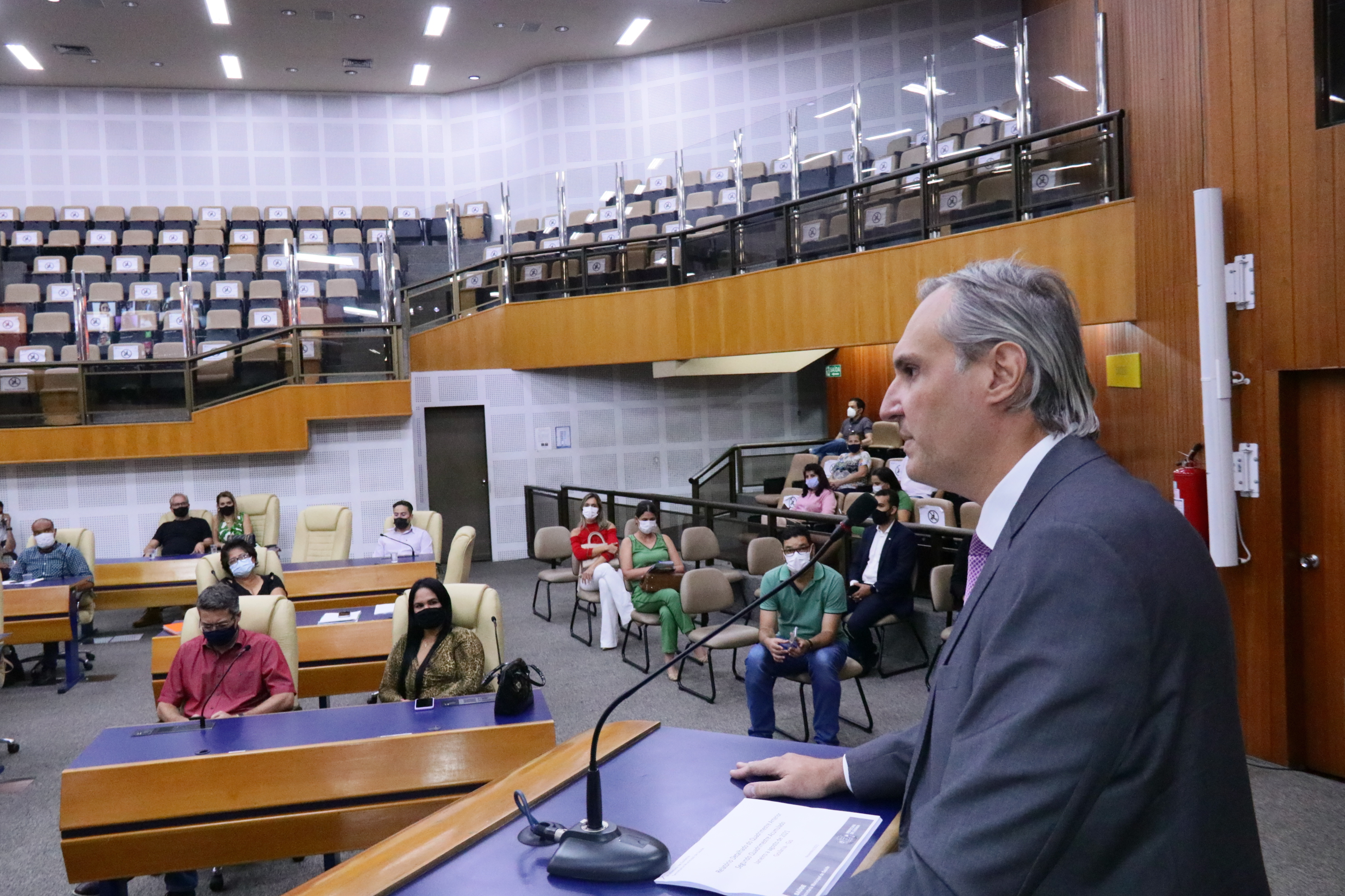 Secretário municipal de Saúde Durval Pedroso presta contas do segundo quadrimestre de 2021