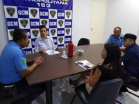 Vereadora debate projeto Patrulha Maria da Penha com Guarda Civil Metropolitana
