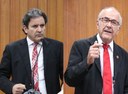 Vereadores Mauro Rubem e Clécio Alves comemoram eleição para deputado estadual